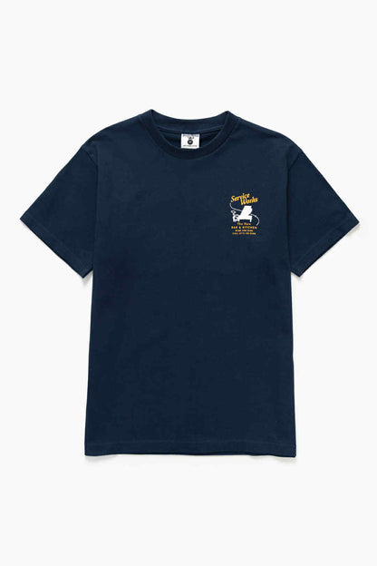 SERVICE WORKS BAR & KITCHEN TEE - NAVY