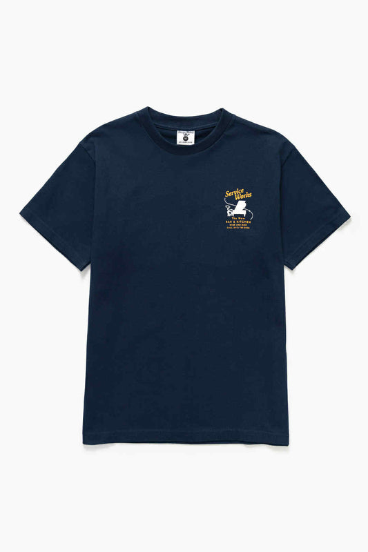 SERVICE WORKS BAR & KITCHEN TEE - NAVY