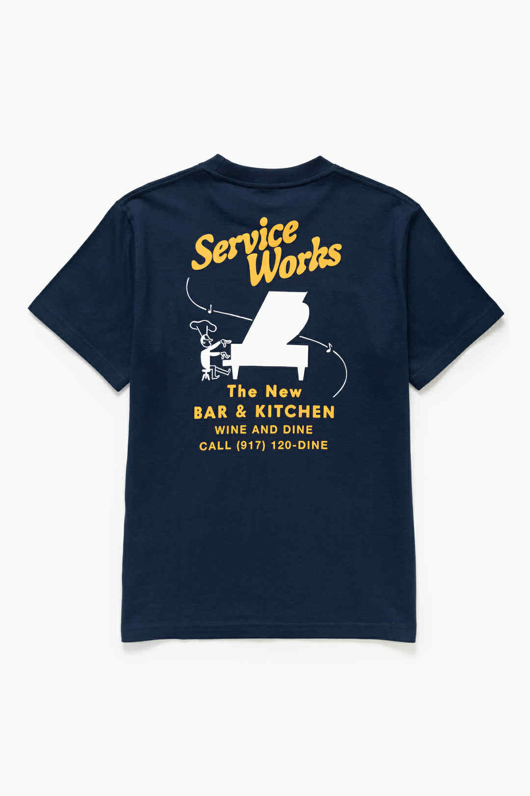 SERVICE WORKS BAR & KITCHEN TEE - NAVY