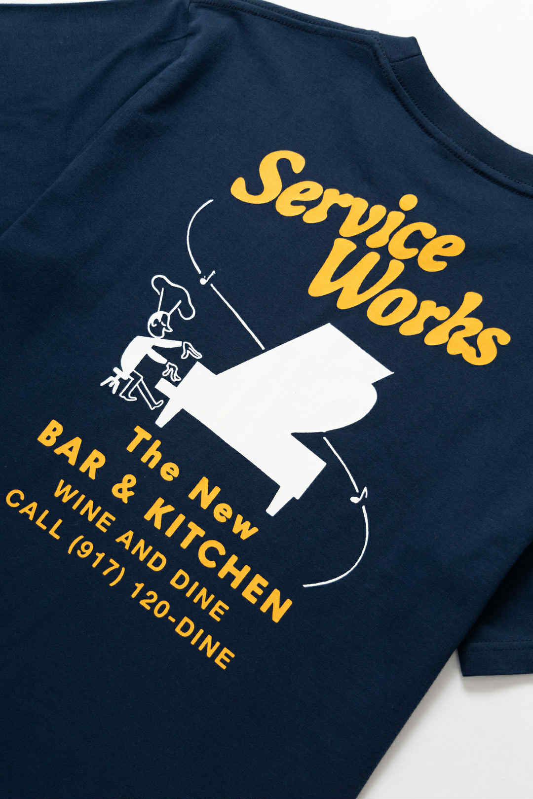 SERVICE WORKS BAR & KITCHEN TEE - NAVY
