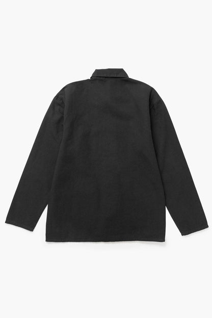 SERVICE WORKS CANVAS CHORE SHIRT - BLACK