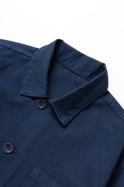 SERVICE WORKS CANVAS CHORE SHIRT - NAVY