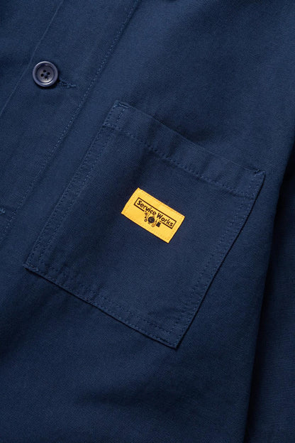 SERVICE WORKS CANVAS CHORE SHIRT - NAVY