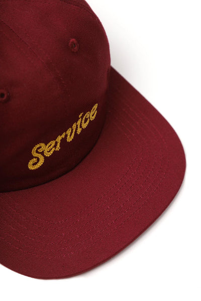 SERVICE WORKS CHAINSTITCH CAP - BURGUNDY