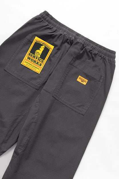 SERVICE WORKS RIPSTOP CHEF PANTS - BLACK WASHED