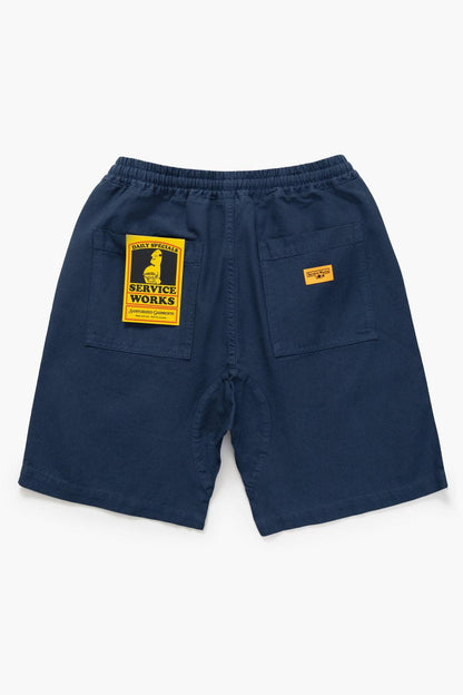 SERVICE WORKS CANVAS CHEF SHORTS - NAVY