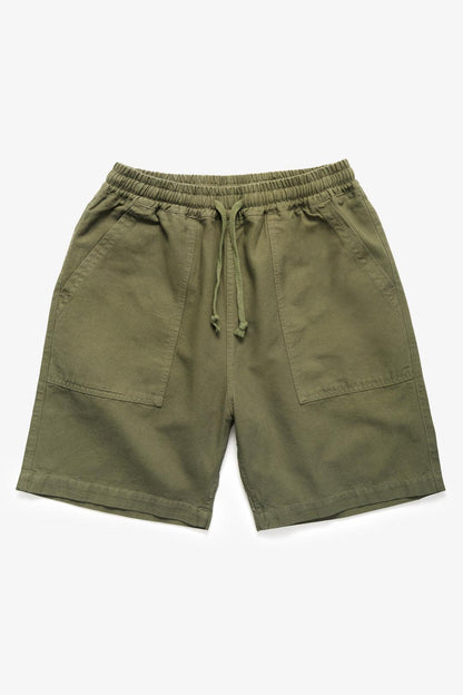 SERVICE WORKS CANVAS CHEF SHORTS - OLIVE