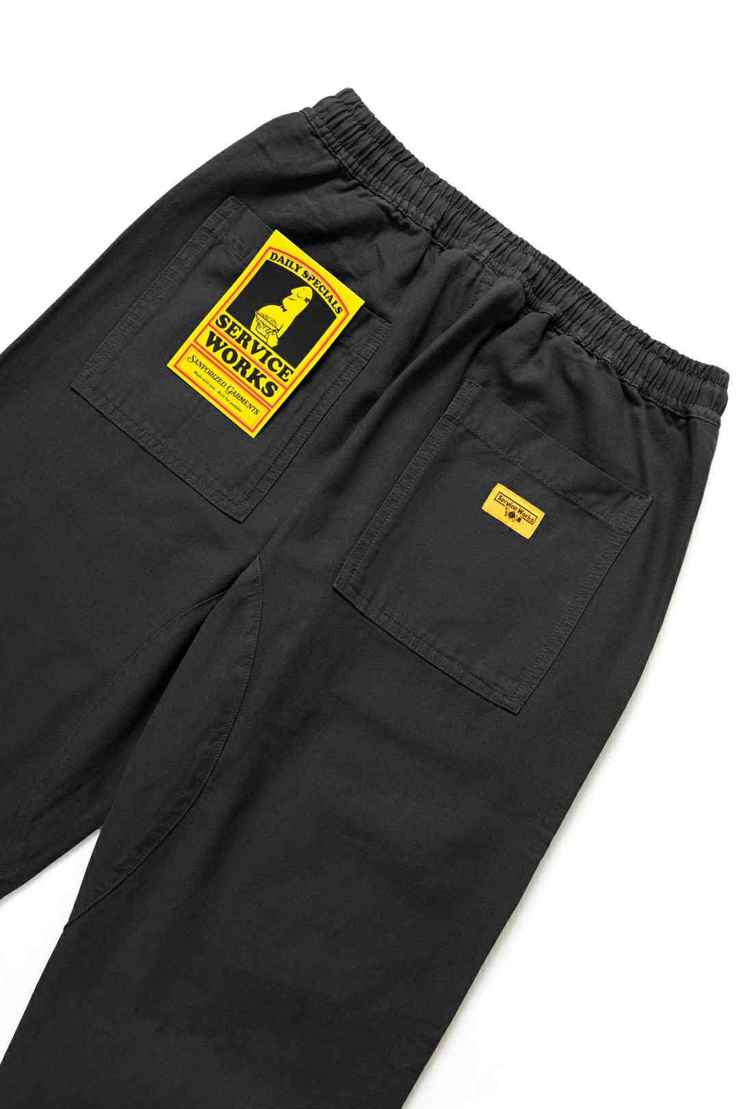 SERVICE WORKS CANVAS CHEF PANTS - BLACK