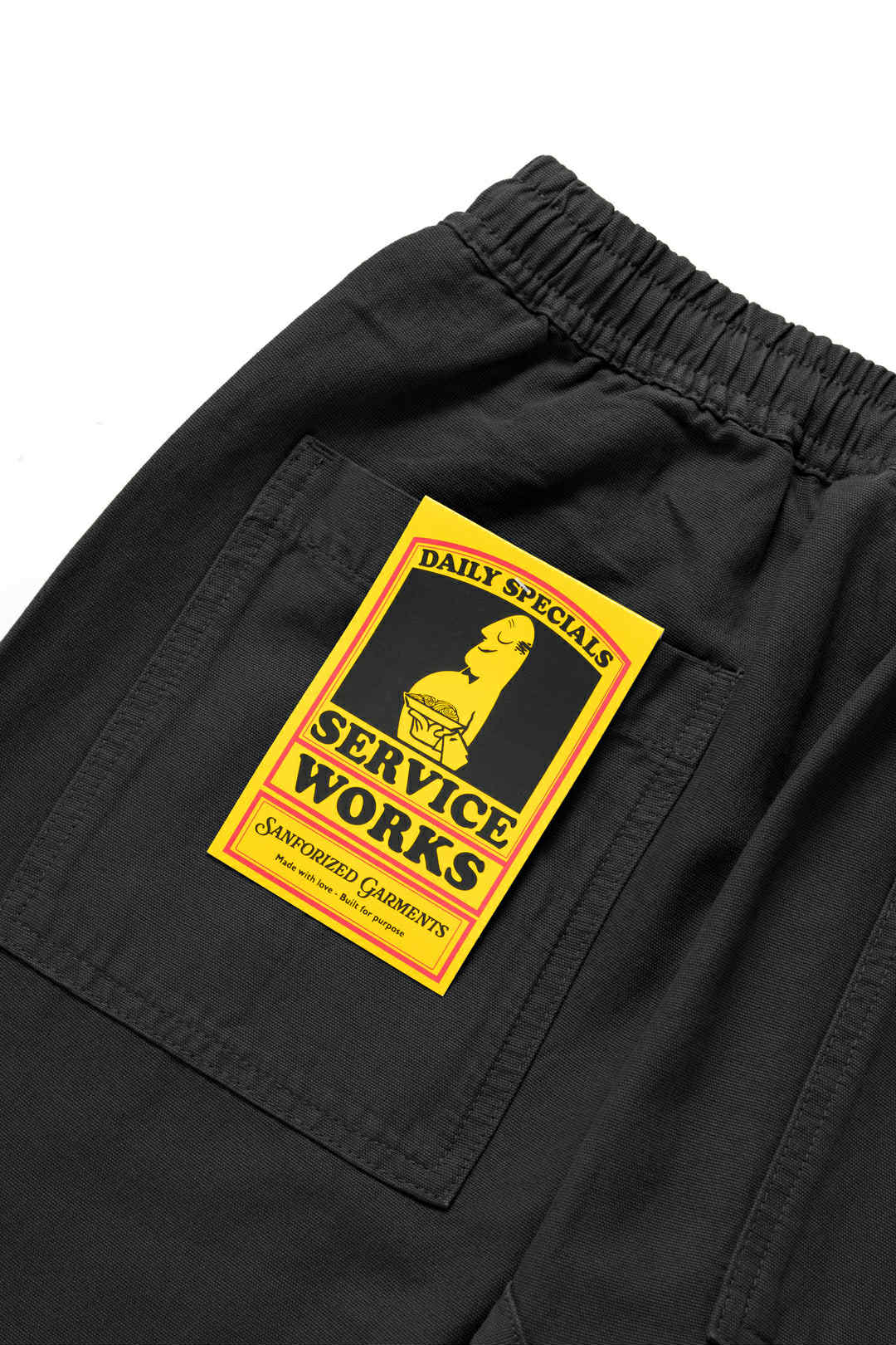 SERVICE WORKS CANVAS CHEF PANTS - BLACK