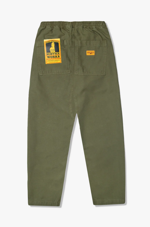 SERVICE WORKS CLASSIC CHEF PANTS - OLIVE