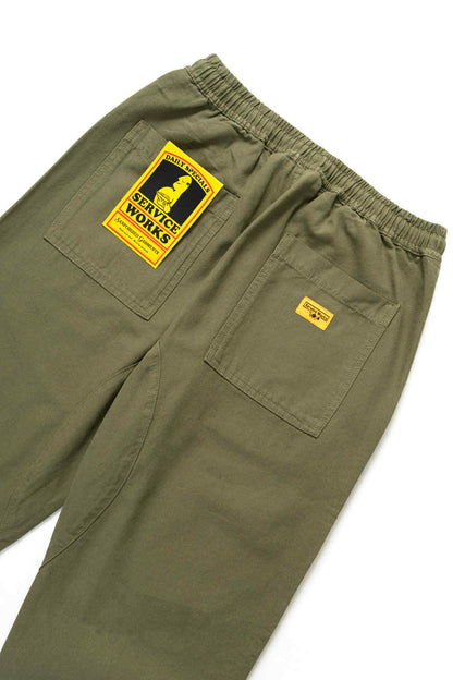 SERVICE WORKS CANVAS CHEF PANTS - OLIVE