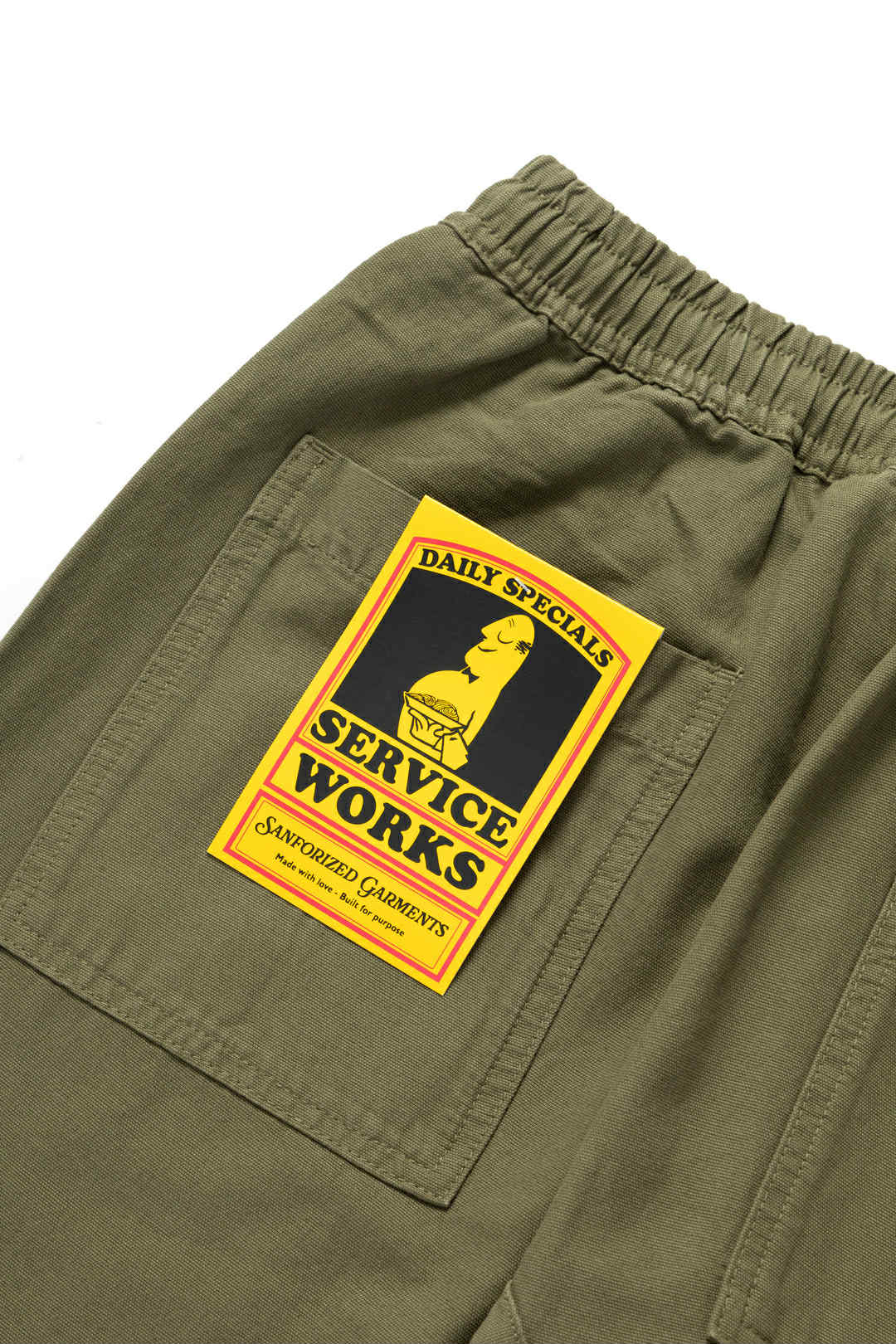 SERVICE WORKS CANVAS CHEF PANTS - OLIVE