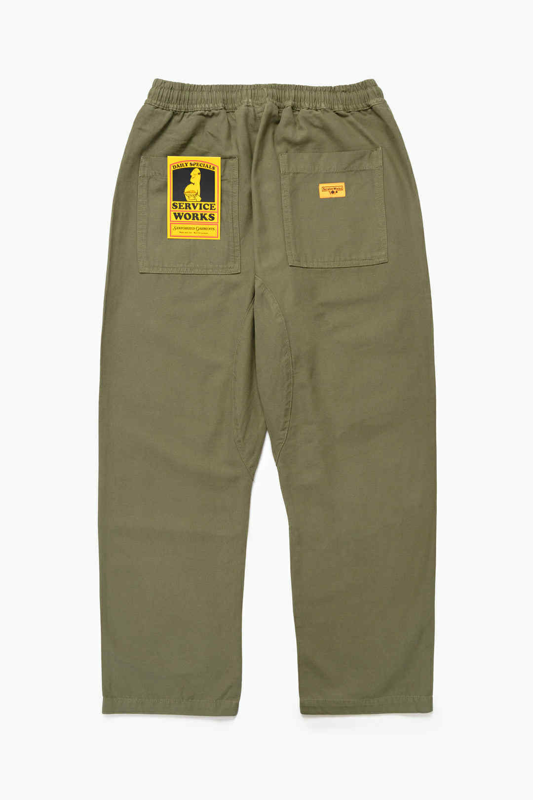 SERVICE WORKS CANVAS CHEF PANTS - OLIVE