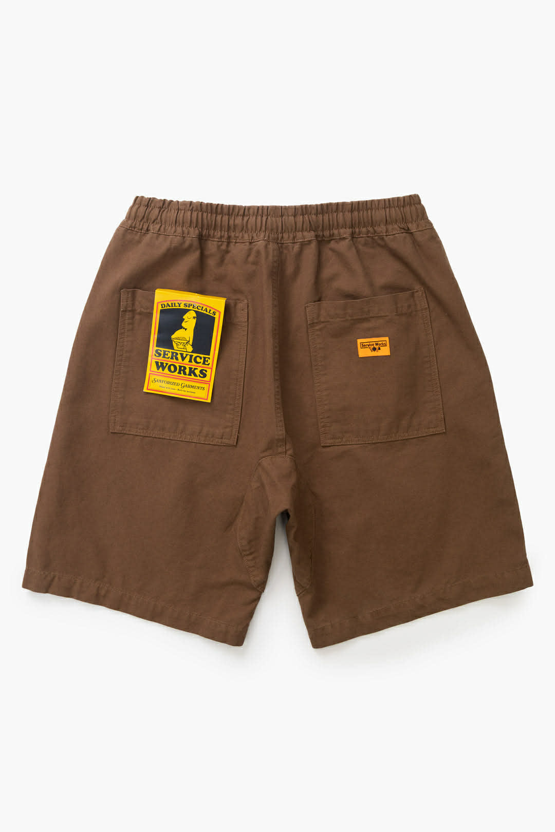 SERVICE WORKS CANVAS CHEF SHORTS - BARK