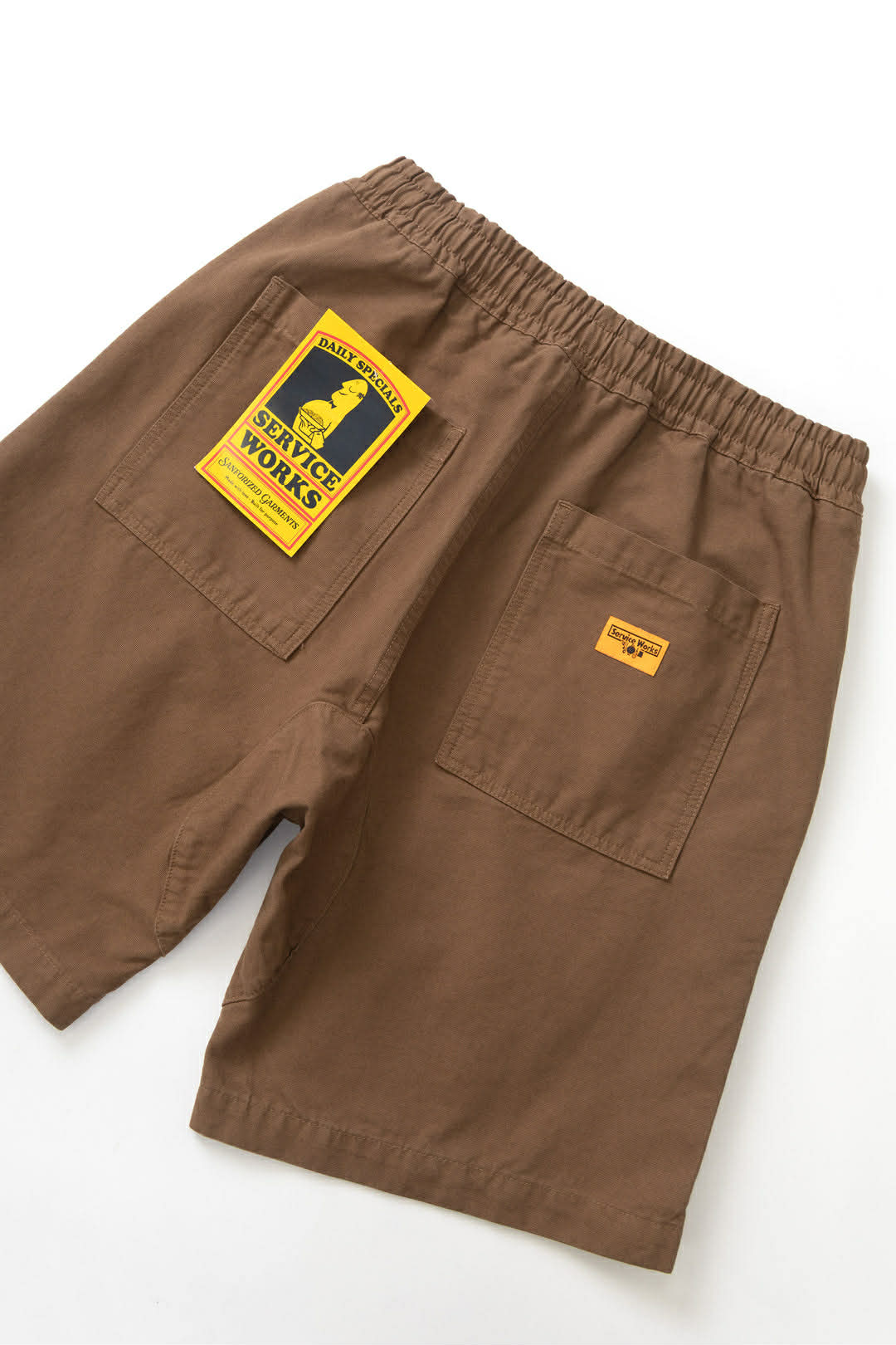 SERVICE WORKS CANVAS CHEF SHORTS - BARK