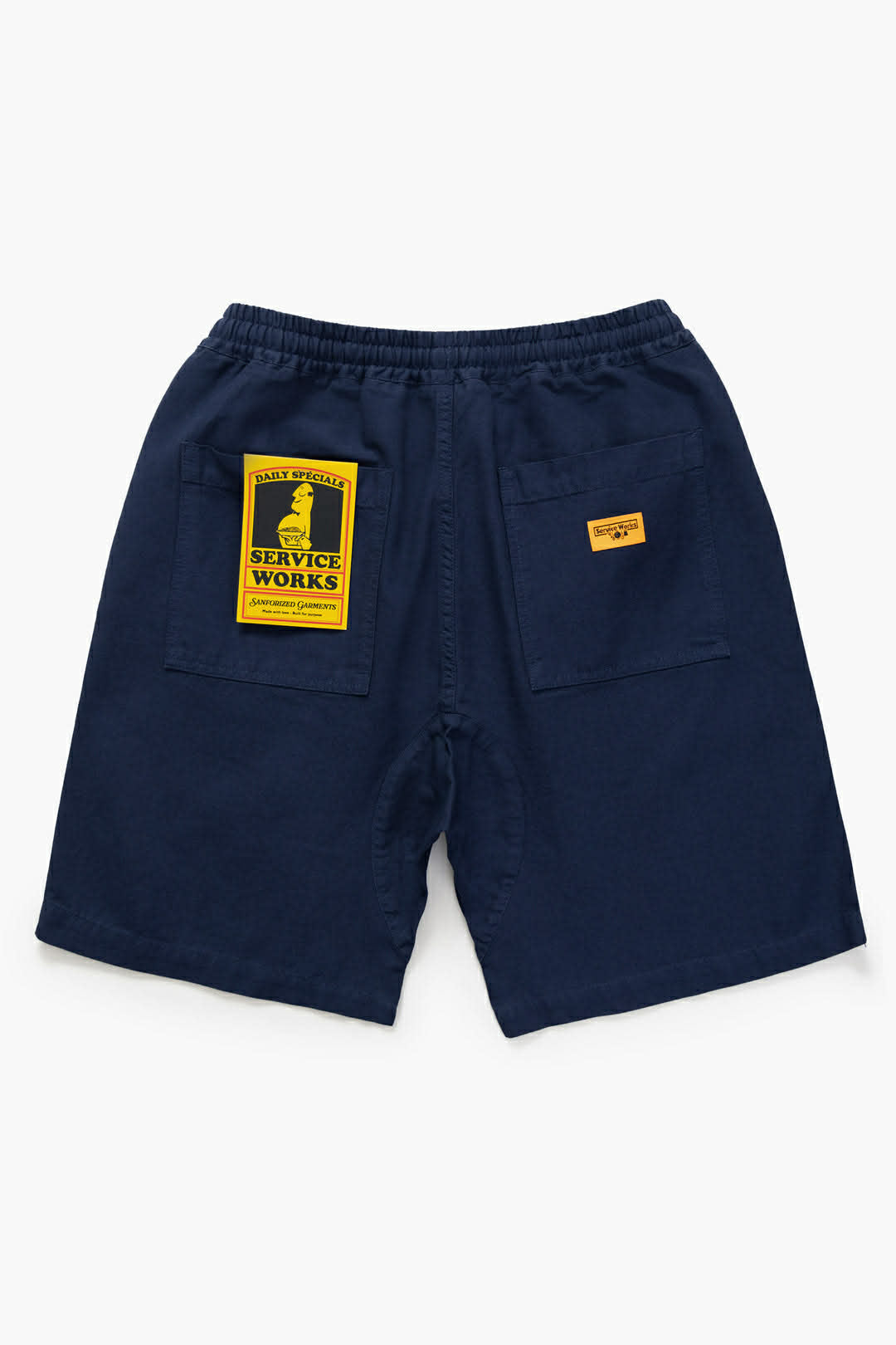 SERVICE WORKS CANVAS CHEF SHORTS - DARK NAVY