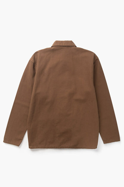 SERVICE WORKS CANVAS CHORE SHIRT - BARK