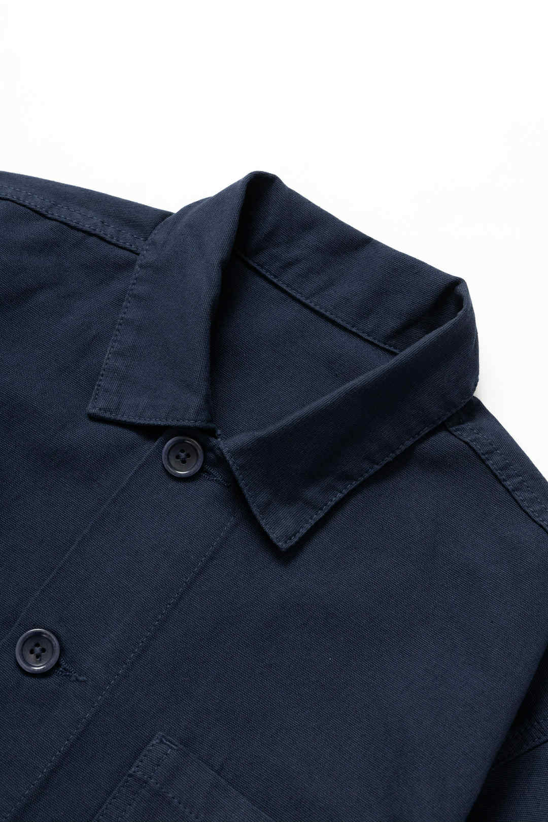 SERVICE WORKS CANVAS CHORE SHIRT - DARK NAVY