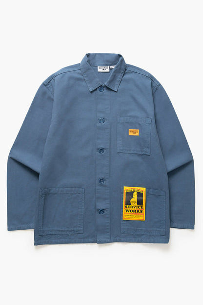 SERVICE WORKS CANVAS CHORE SHIRT - SLATE