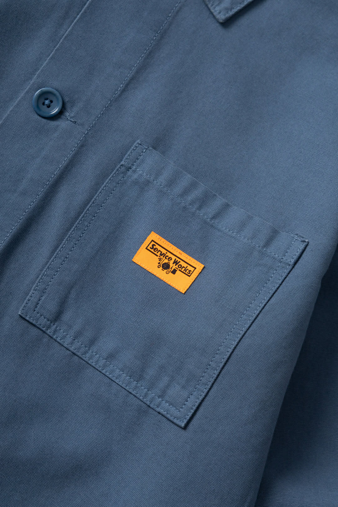 SERVICE WORKS CANVAS CHORE SHIRT - SLATE