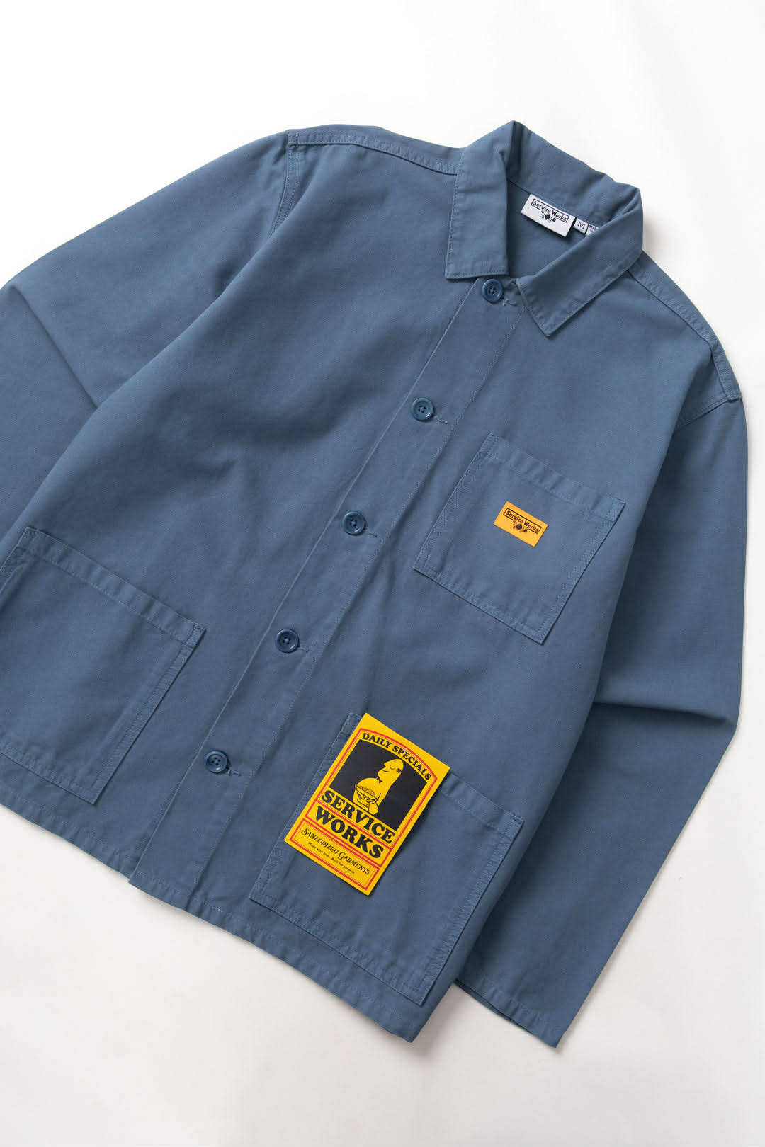 SERVICE WORKS CANVAS CHORE SHIRT - SLATE