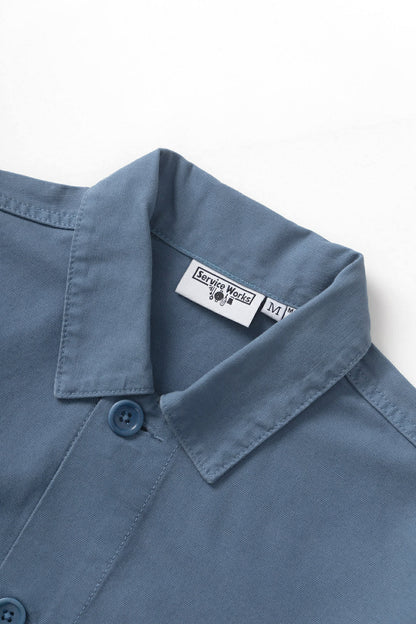 SERVICE WORKS CANVAS CHORE SHIRT - SLATE