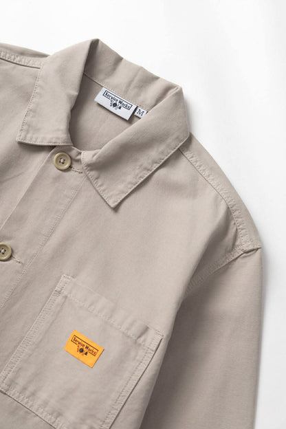 SERVICE WORKS CANVAS CHORE SHIRT - STONE