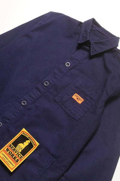 SERVICE WORKS CLASSIC COVERALL JACKET - NAVY