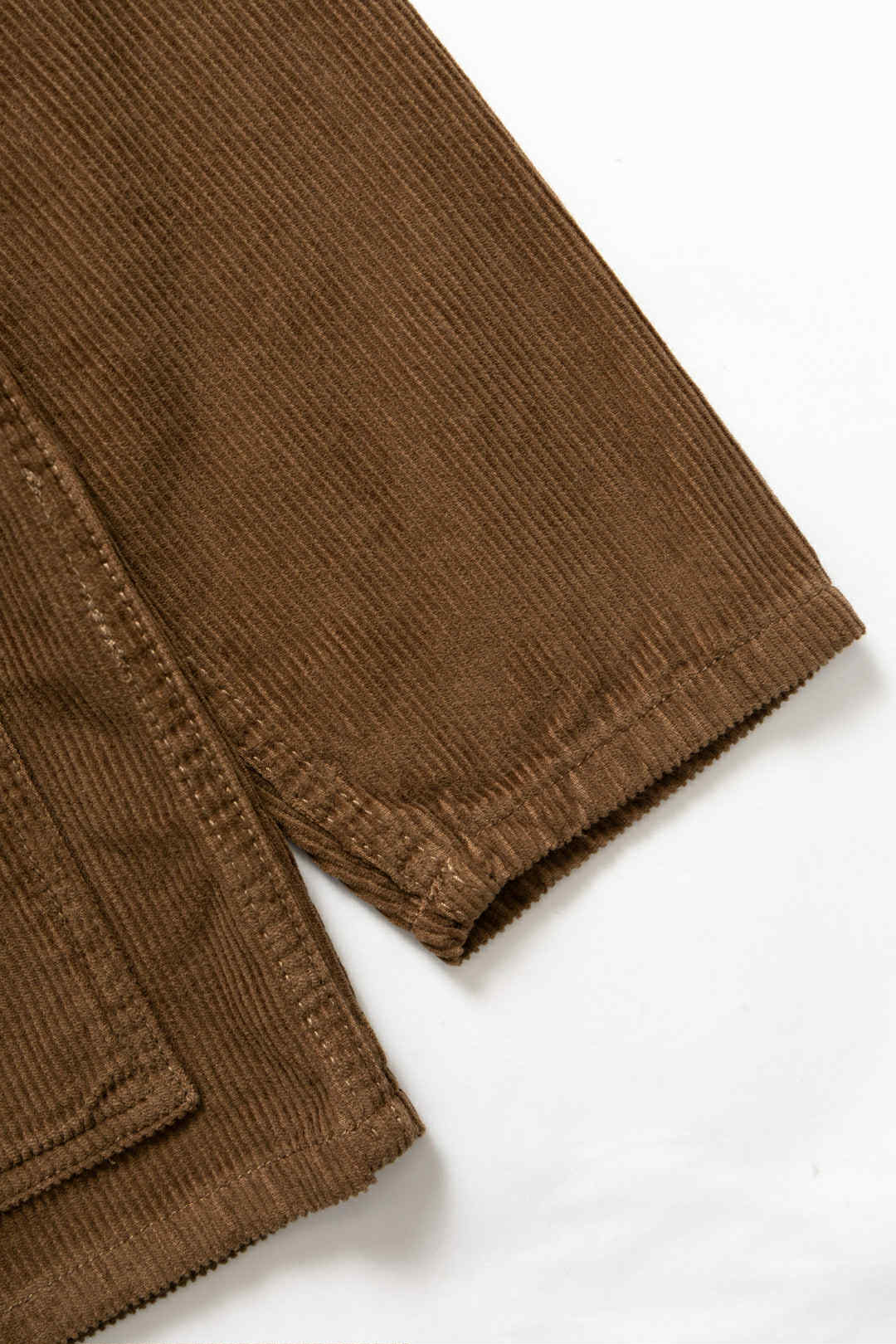 SERVICE WORKS CORDUROY CHORE SHIRT - BARK