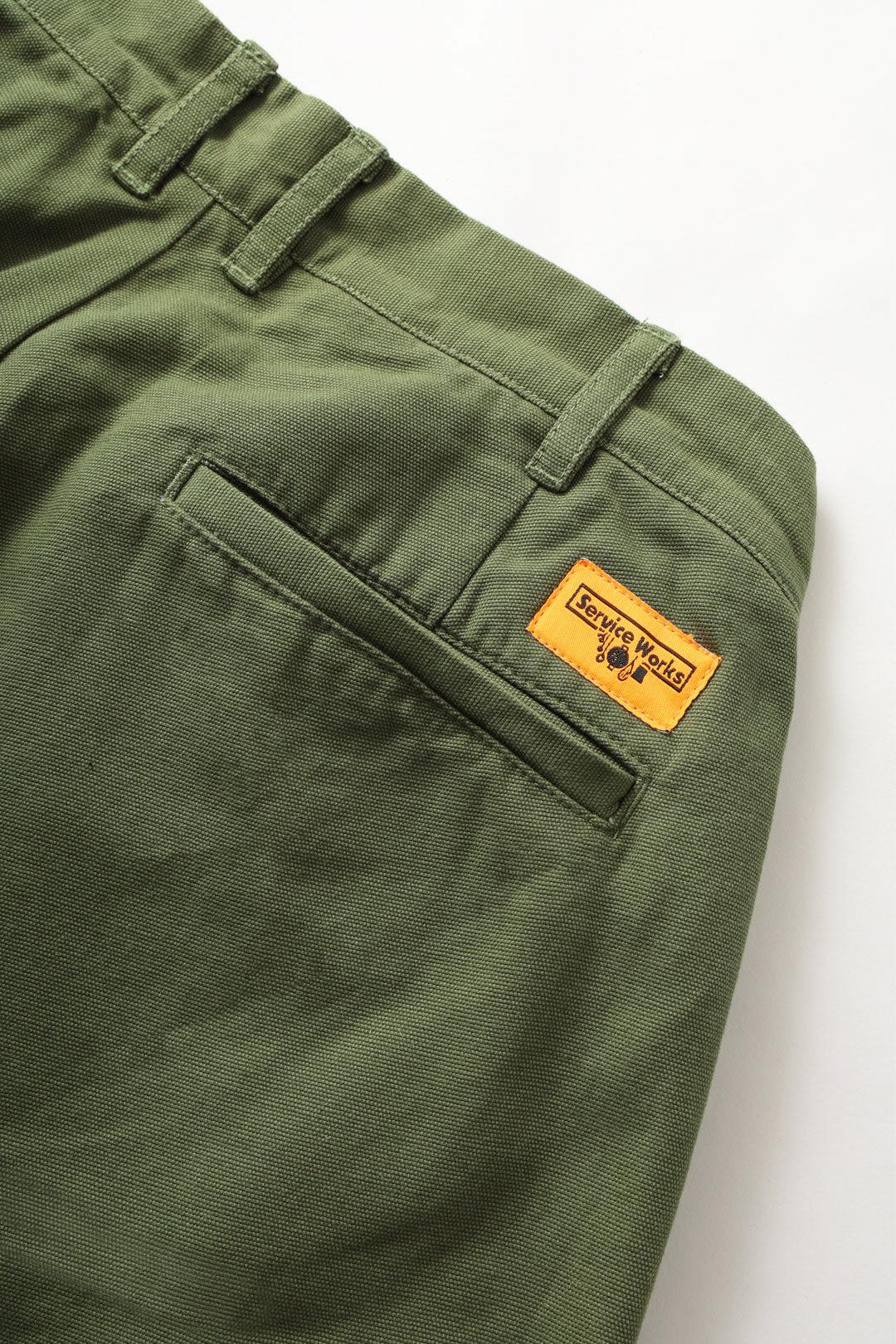 SERVICE WORKS DRILL PART TIMER PANT - OLIVE