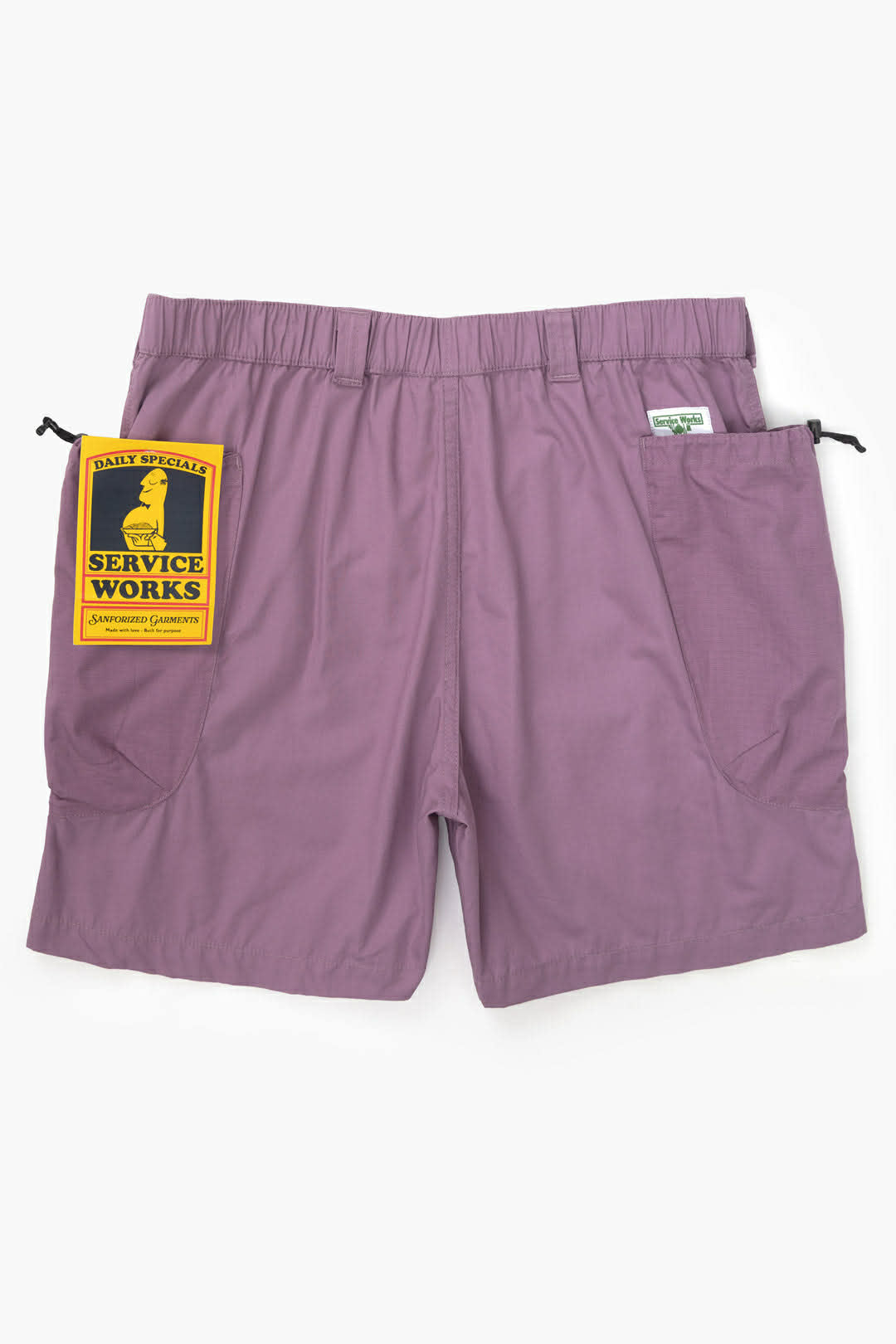 SERVICE WORKS GARDENER SHORTS - GRAPE