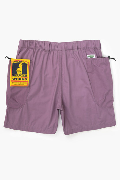 SERVICE WORKS GARDENER SHORTS - GRAPE