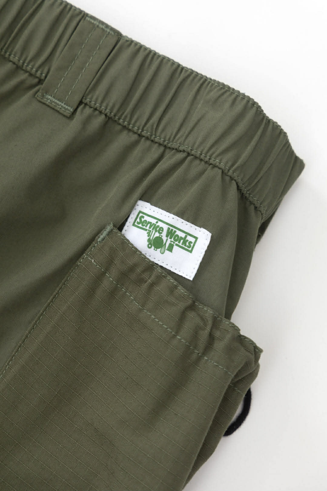 SERVICE WORKS GARDENER SHORTS - OLIVE