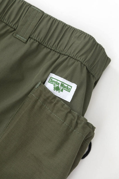 SERVICE WORKS GARDENER SHORTS - OLIVE