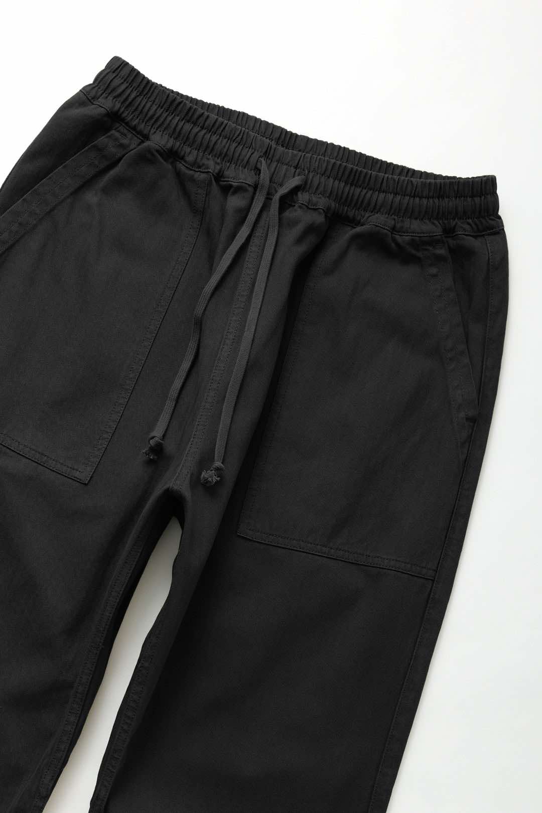 SERVICE WORKS HERRINGBONE CHEF PANTS - BLACK