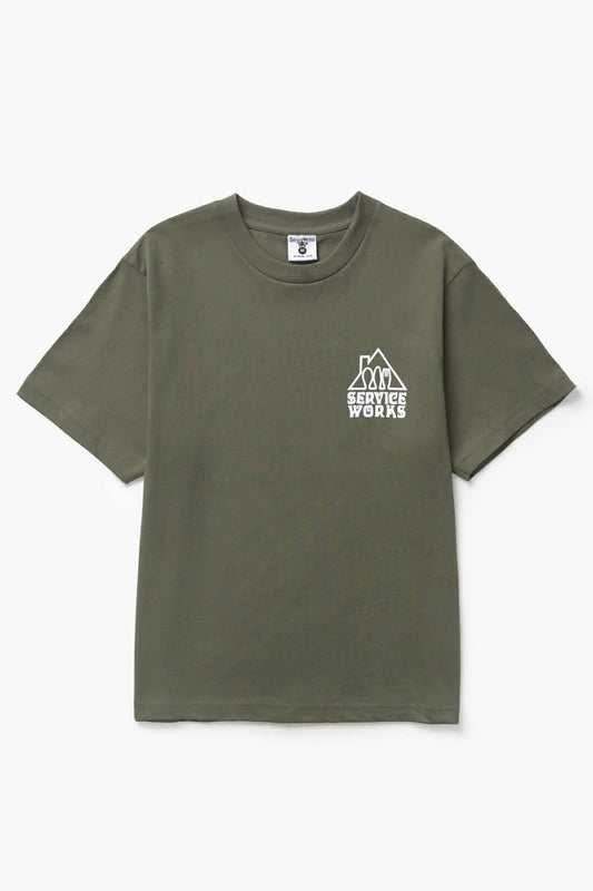 SERVICE WORKS HOME COMFORTS TEE - OLIVE