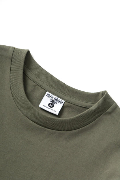SERVICE WORKS HOME COMFORTS TEE - OLIVE