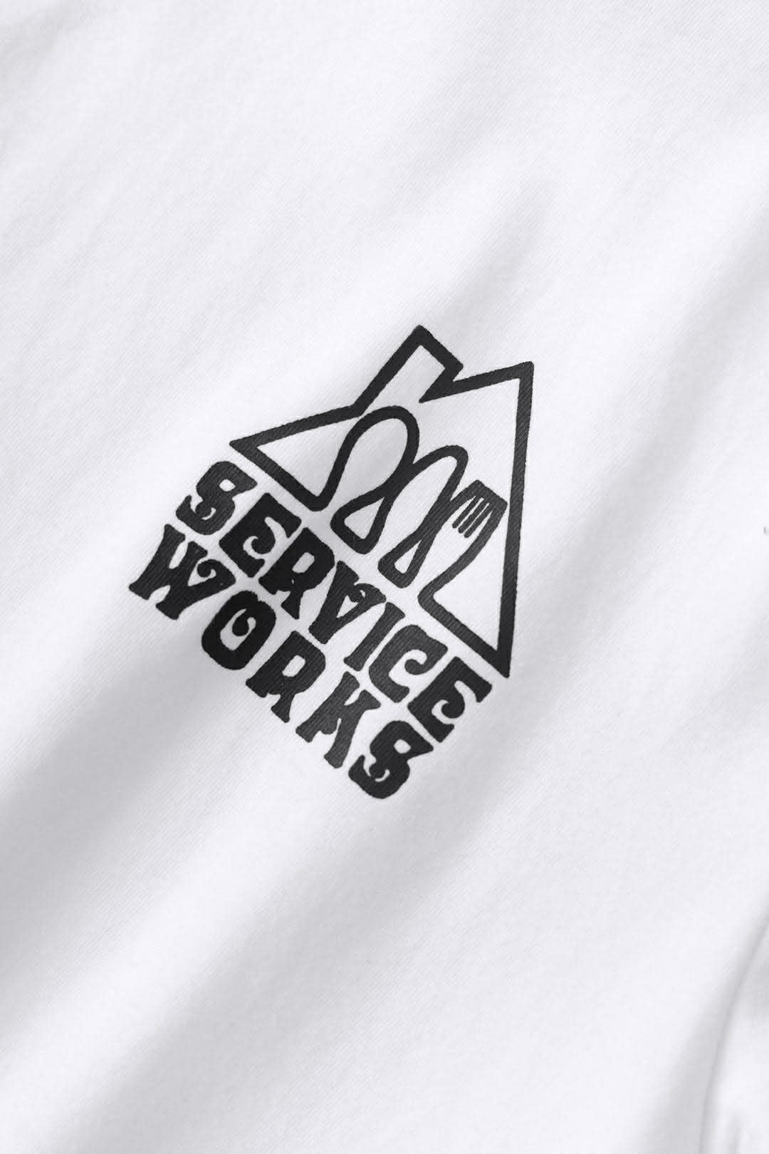 SERVICE WORKS HOME COMFORTS TEE - WHITE