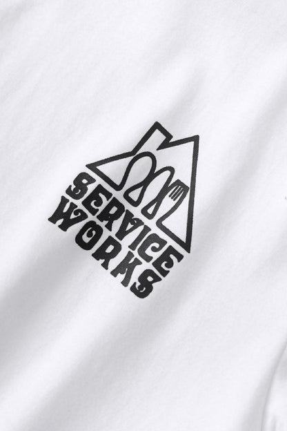 SERVICE WORKS HOME COMFORTS TEE - WHITE