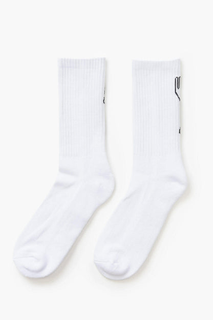 SERVICE WORKS KNIFE & FORK SOCKS - WHITE