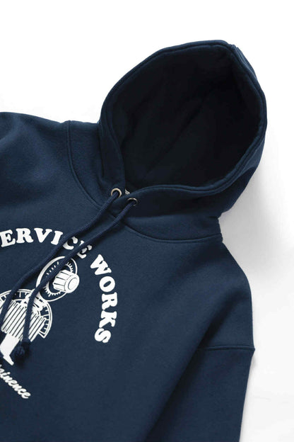 SERVICE WORKS MAINTAINANCE HOODIE - NAVY