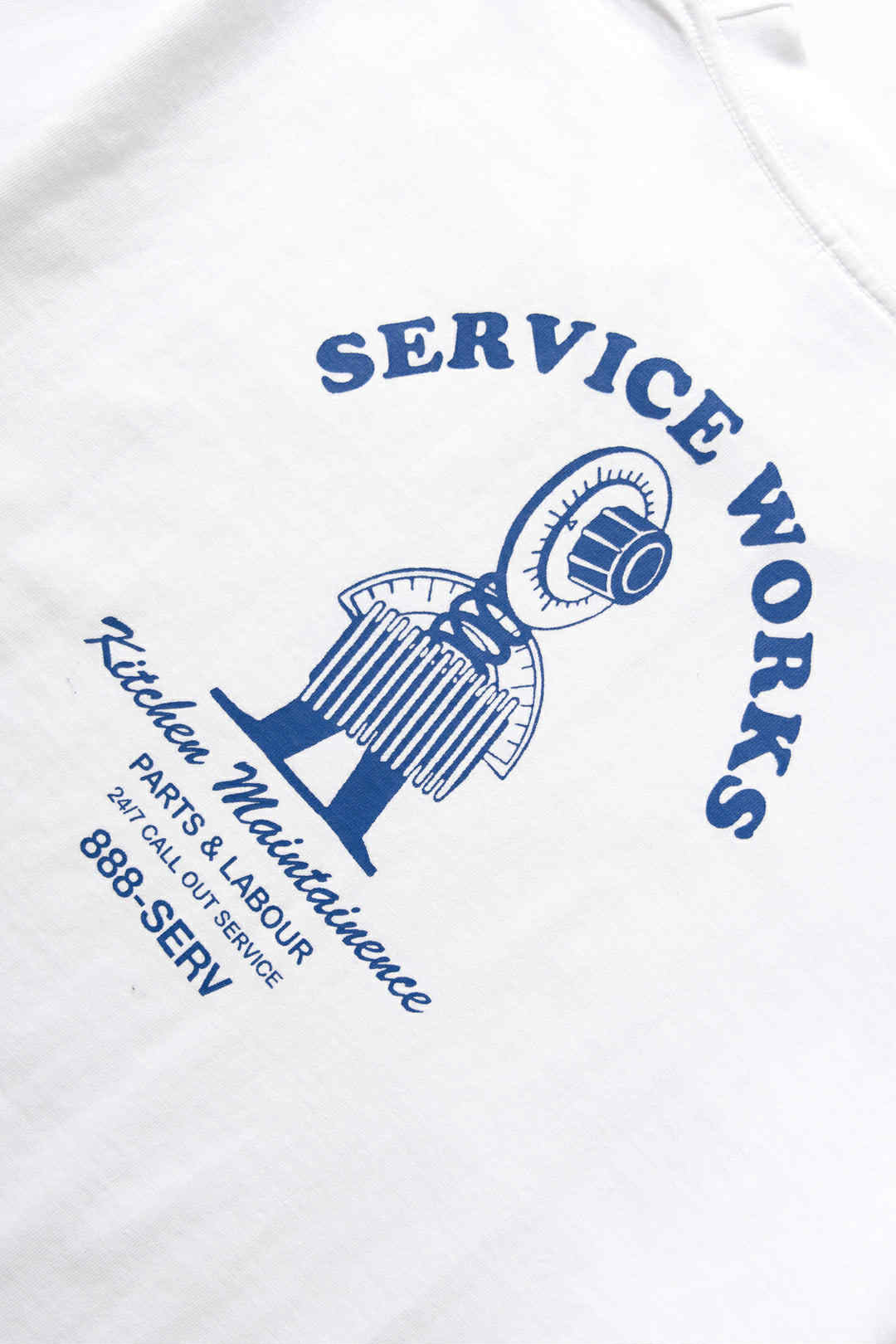 SERVICE WORKS MAINTENANCE TEE - WHITE