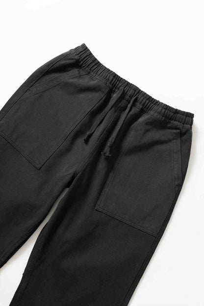 SERVICE WORKS MOLESKINE CHEF PANTS - BLACK