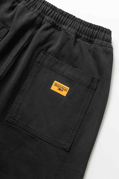 SERVICE WORKS MOLESKINE CHEF PANTS - BLACK