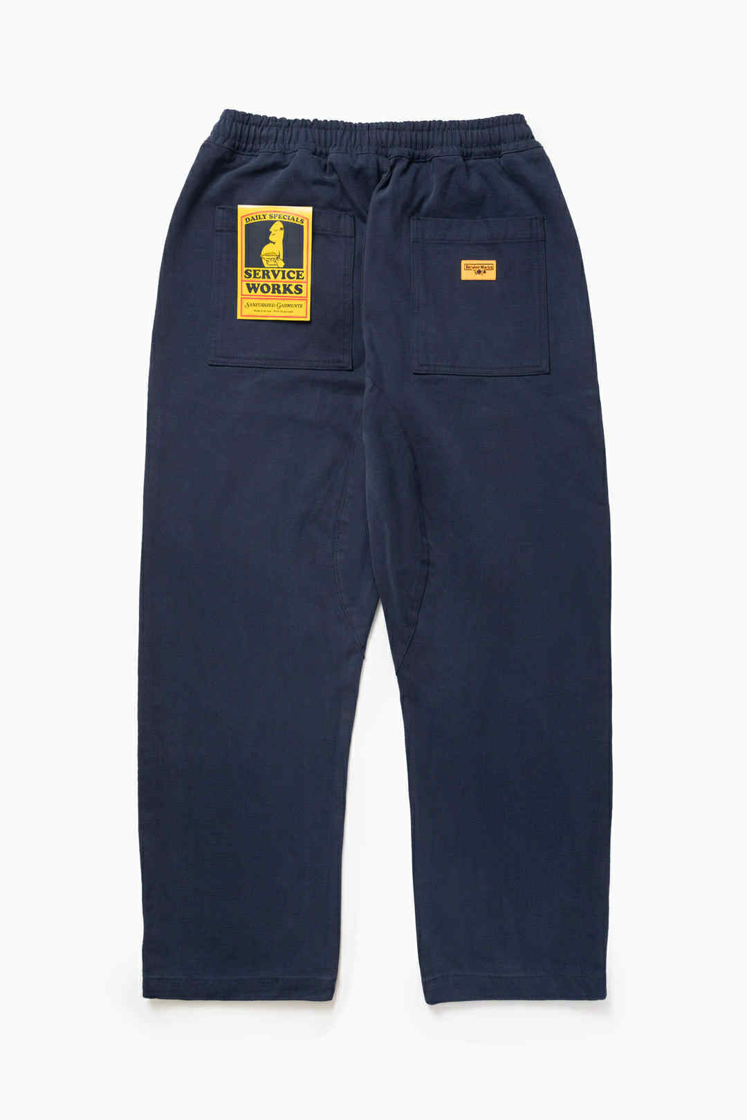 SERVICE WORKS MOLESKINE CHEF PANTS - DARK NAVY