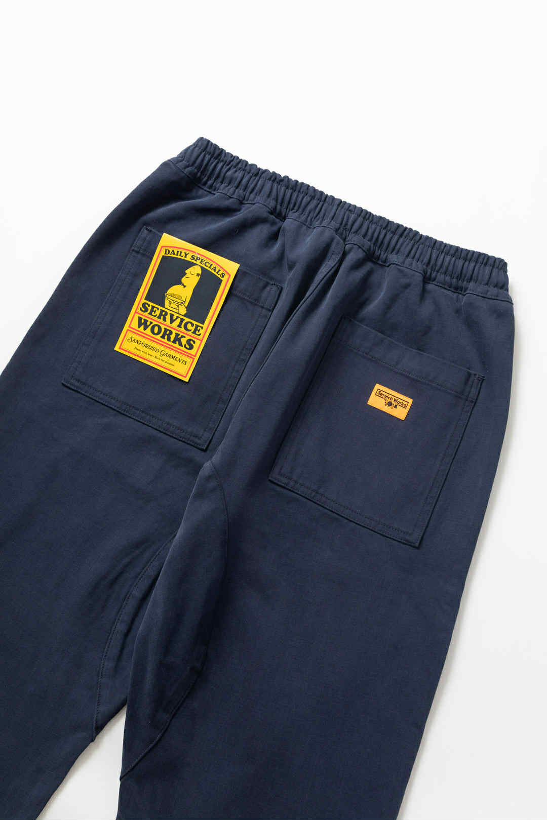 SERVICE WORKS MOLESKINE CHEF PANTS - DARK NAVY
