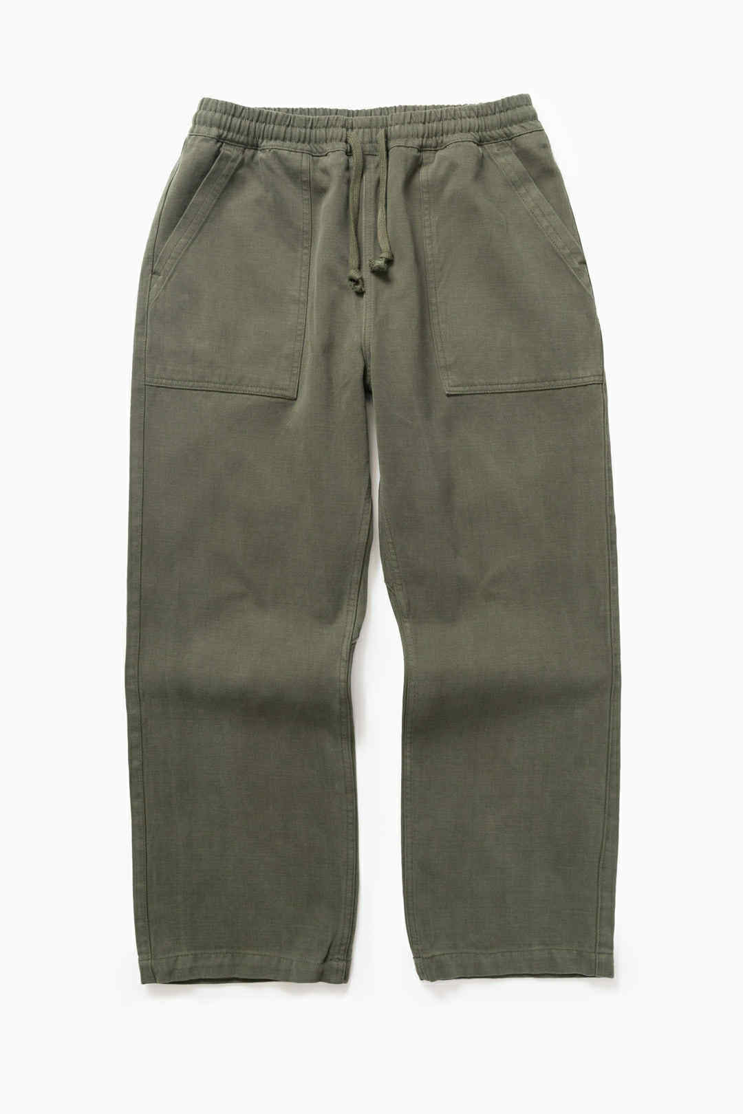 SERVICE WORKS MOLESKINE CHEF PANTS - MOSS GREEN