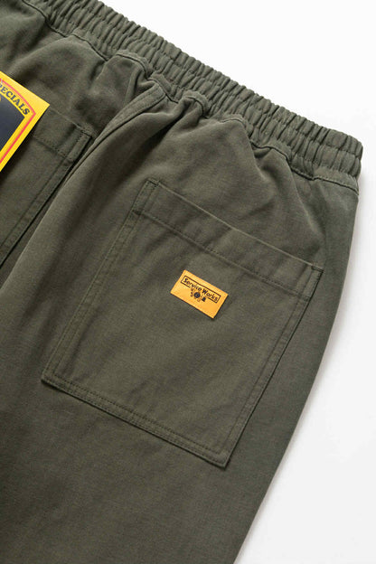 SERVICE WORKS MOLESKINE CHEF PANTS - MOSS GREEN