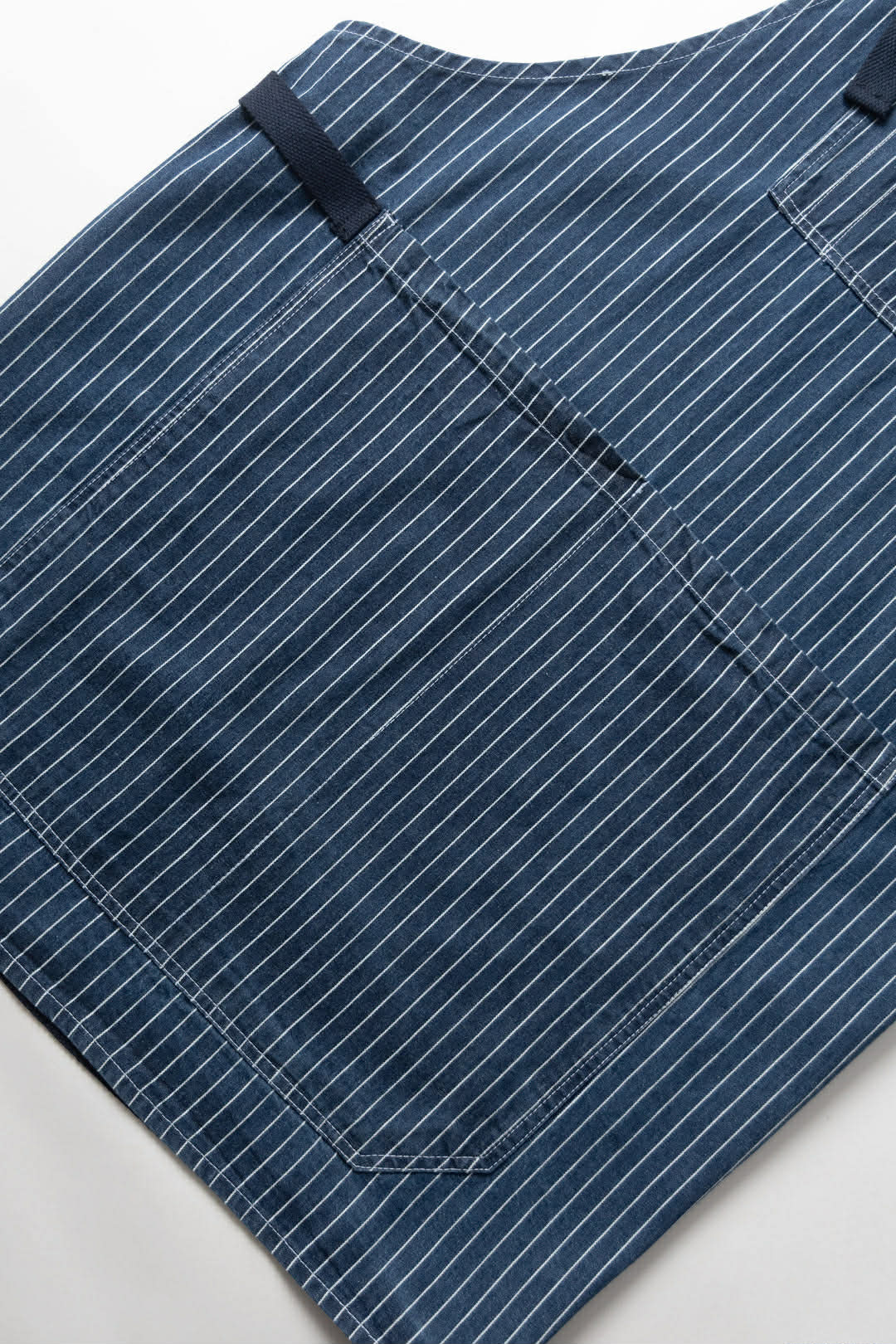 SERVICE WORKS PINSTRIPE DENIM APRON - INDIGO