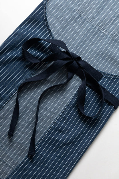 SERVICE WORKS PINSTRIPE DENIM APRON - INDIGO